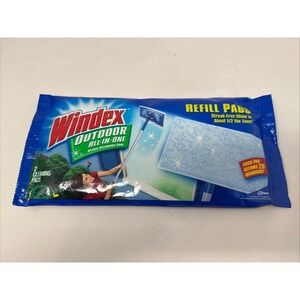 Windex Outdoor Refill‎ Cleaning Pad Windows 1 Pk 2 Pads Discontinued Sealed New